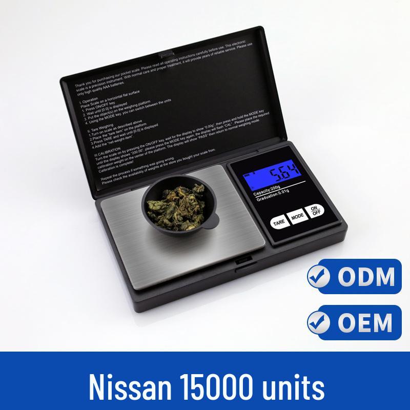 

Портативные мини-ювелирные весы: Высокоточные граммовые весы и карманные микровесы Black 500g/0.1g