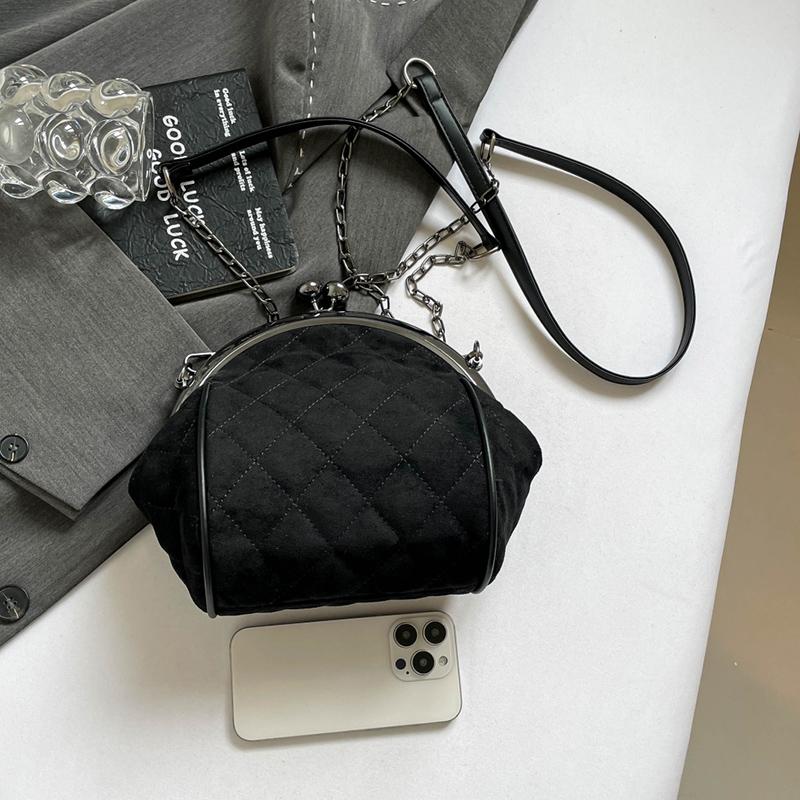 Vintage Shell Crossbody Bag Bags for Women 2025 Retro Small Lady Chain Brand Shoulder Bags Designer Underarm Handbags Purse