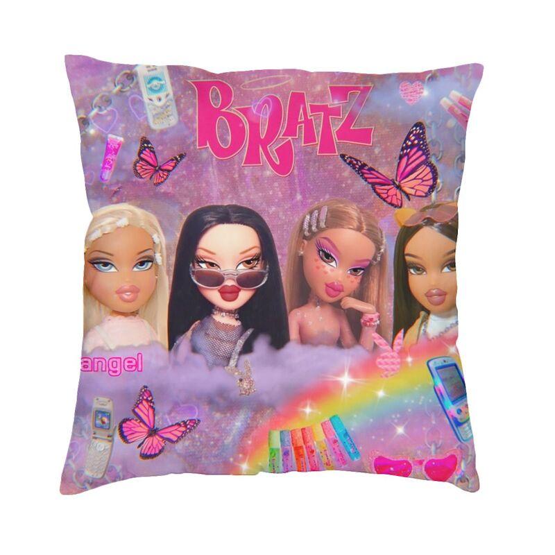 Personalized Custom Bratz Rock Angelz Pillow Case 45x45cm Decor Home Anime Manga Tv Nordic Cushion Cover Soft Pillowcase
