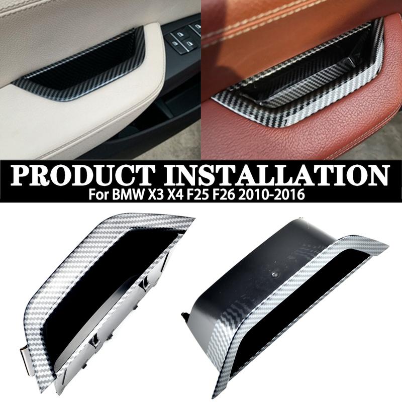 Car Door Window Interior Handle Pull Cover Trim  for BMW X3 F25 2010-2017& X4 F26 2014 2015 2016 2017