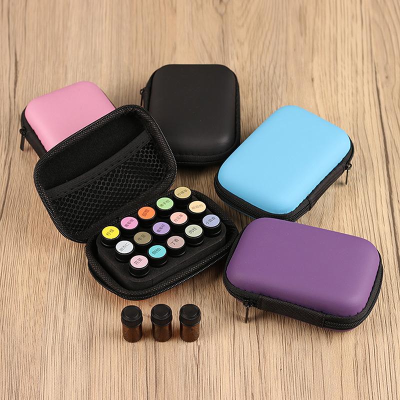 15 Slots 1Ml 2Ml 3Ml Essential Oil Case For Young Living Roller Bottles Storage Bag Holder Portable Perfume Hanging Organizer