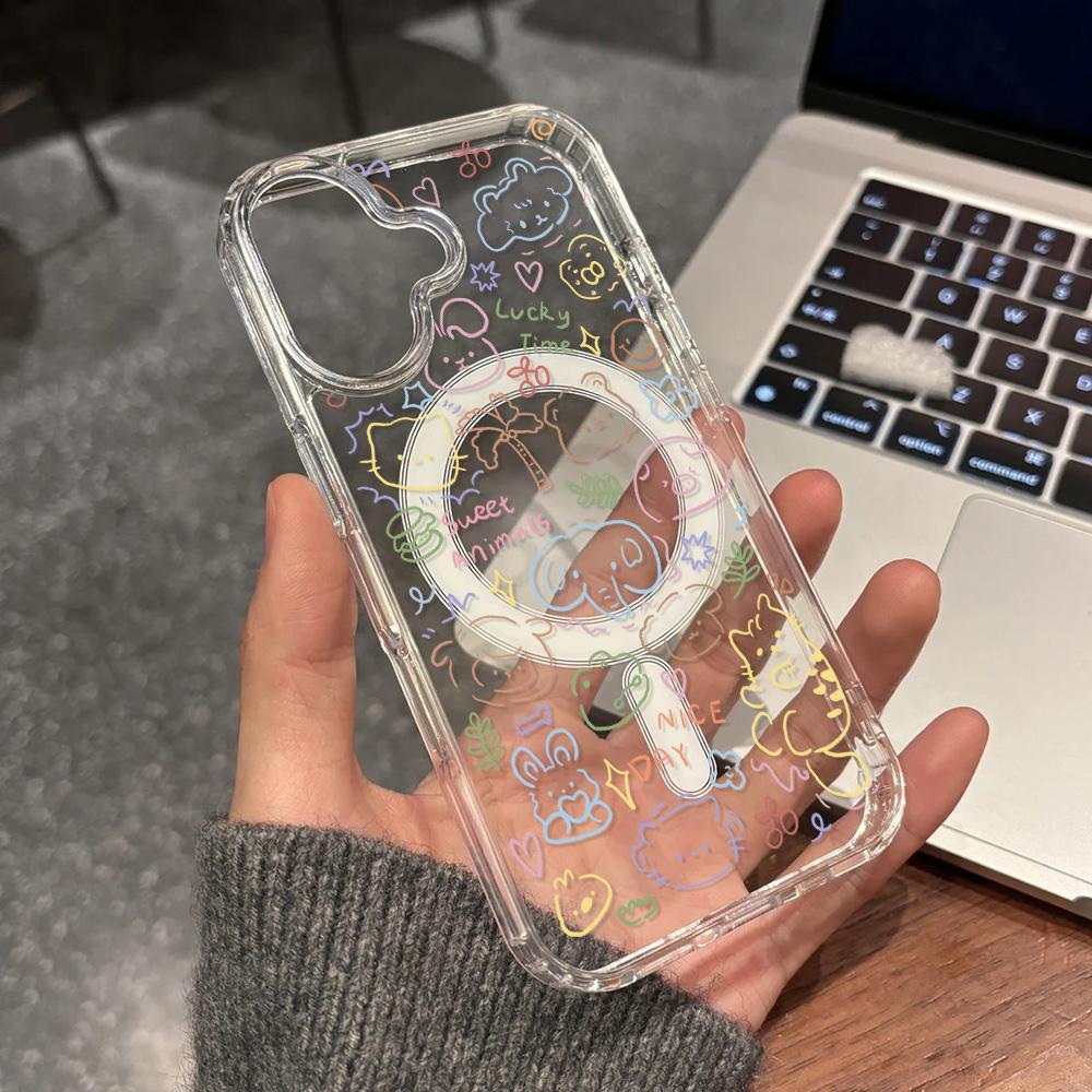 Magnetický kryt na telefon pro iPhone 11 12 13 iPhone 13 14 15 Pro 15 16 Pro Max Samsung A15 A16 A25 A26 A55 A56 S25 S24 S22 S23 Ultra S25 Edge