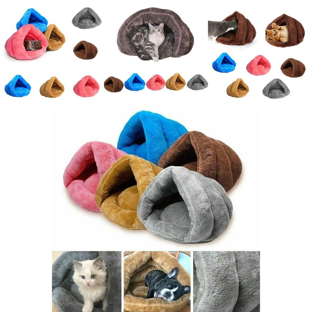 Ultra-soft Cat Bed With Environmental Protection Pp Cotton And Plush Velvet