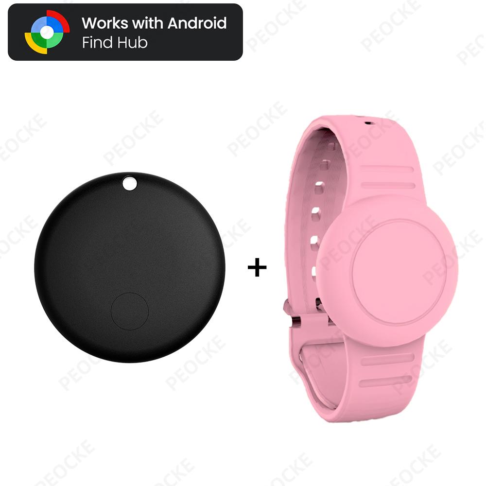 Waterproof Smart Tag Bracelet for Kids-Soft Silicone For Android Tracker Tag With Watch Band Case Cover Lightweight GPS Tracker