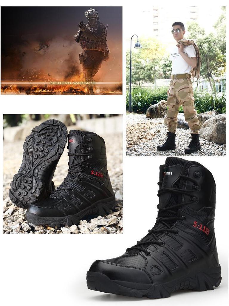 Men's Four-Season Breathable Motorcycle Riding Boots - Protective and Stylish Racing Shoes
