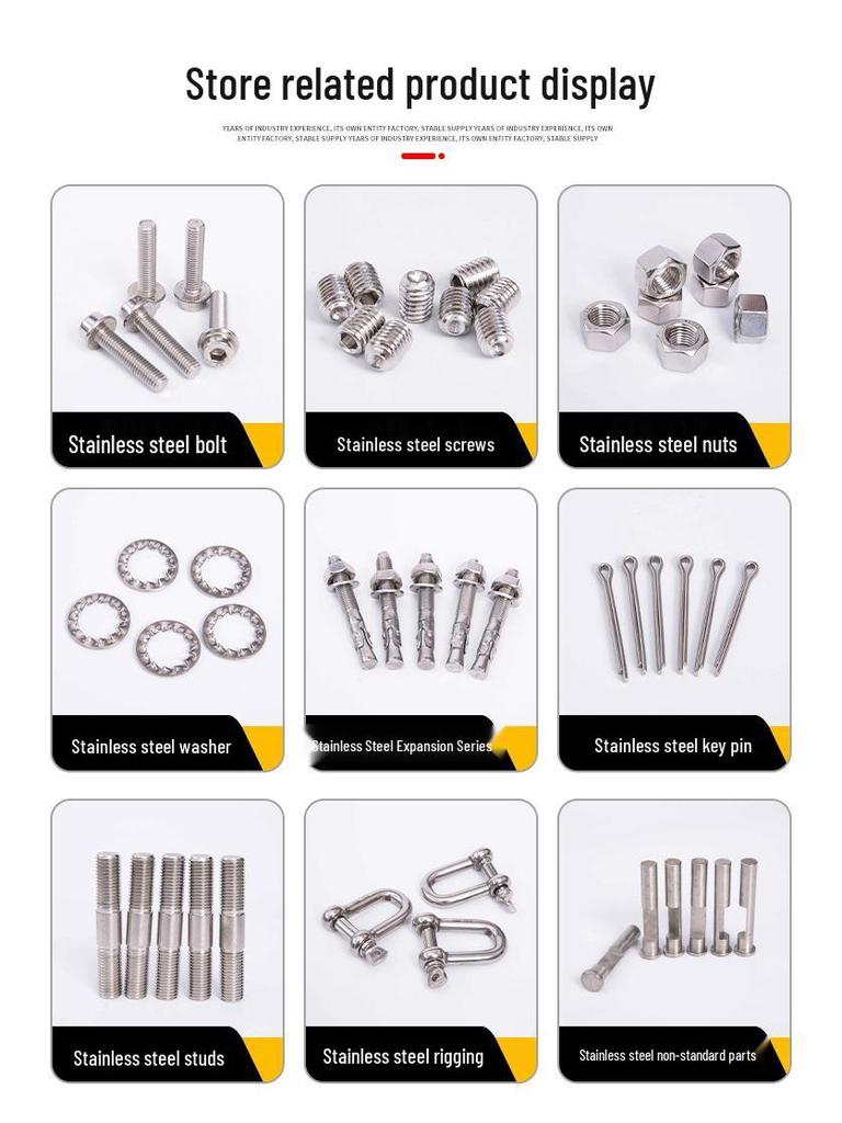 304 Stainless Steel GB37 T-Bolt