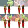 Adorable Christmas Grinch Costume For Kids In Soft Polyester For Festive Celebrations