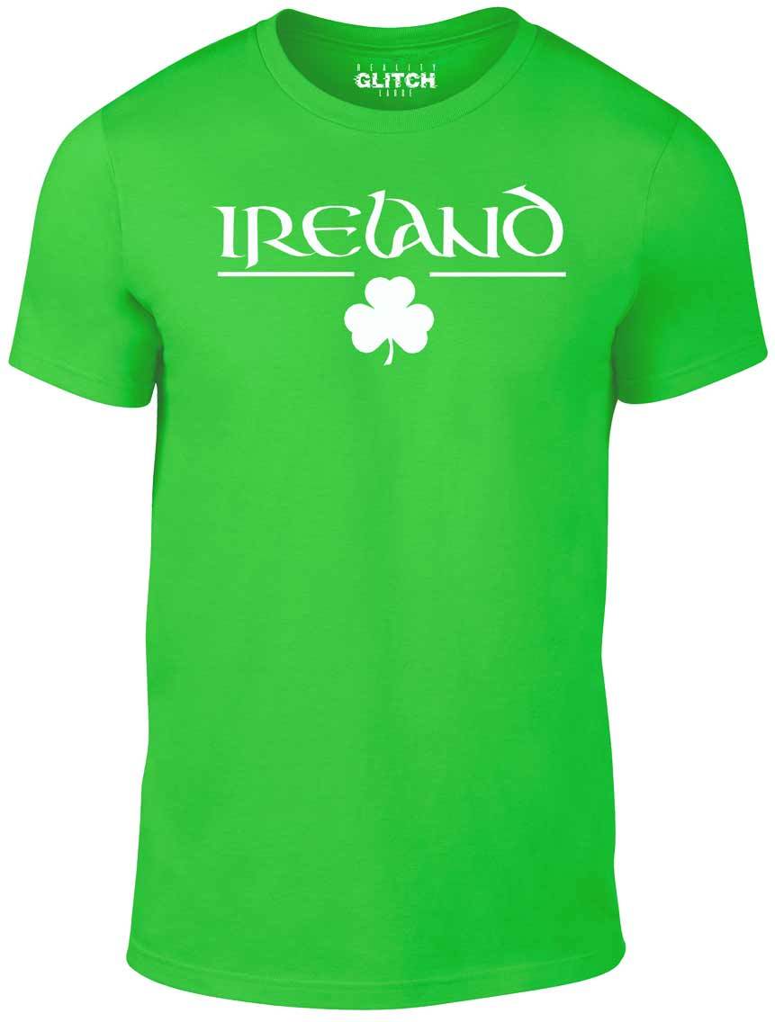 Ireland Men s T-Shirt Mens Womens Tees Top - Irish Clover T Shirt Mens Womens Tees Top Shamrock Design Tour Drinking funny 4XL