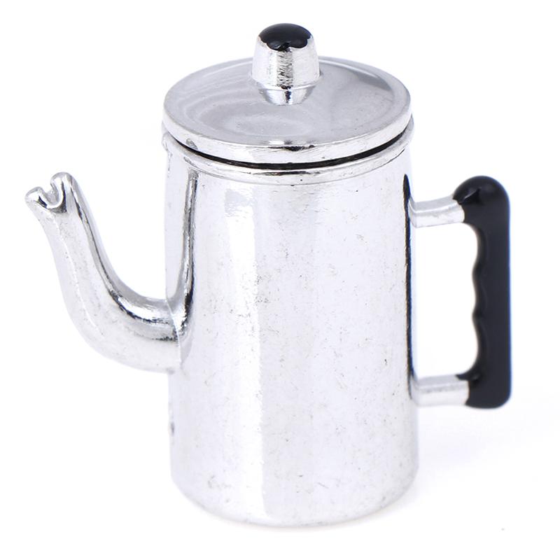 Miniatur Lebensmittel Spielszene Modell Kreatives Puppenhaus Zubehör Mini Alter Wasserkocher