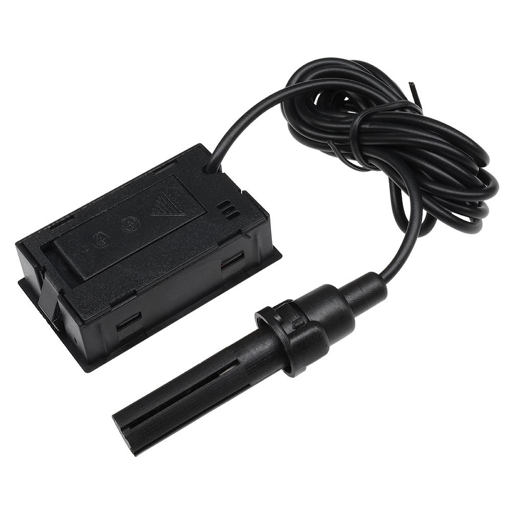 FY-12 Embedded Temperature Humidity Meters Mini Digital Thermometer Gauge LCD Display Hygrometer for Humidors Greenhouse Garden