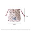 Portable Cherry Drawstring Pouch Multi-purpose Large Capacity Makeup Lipstick Storage Bag Cosmetic Bag