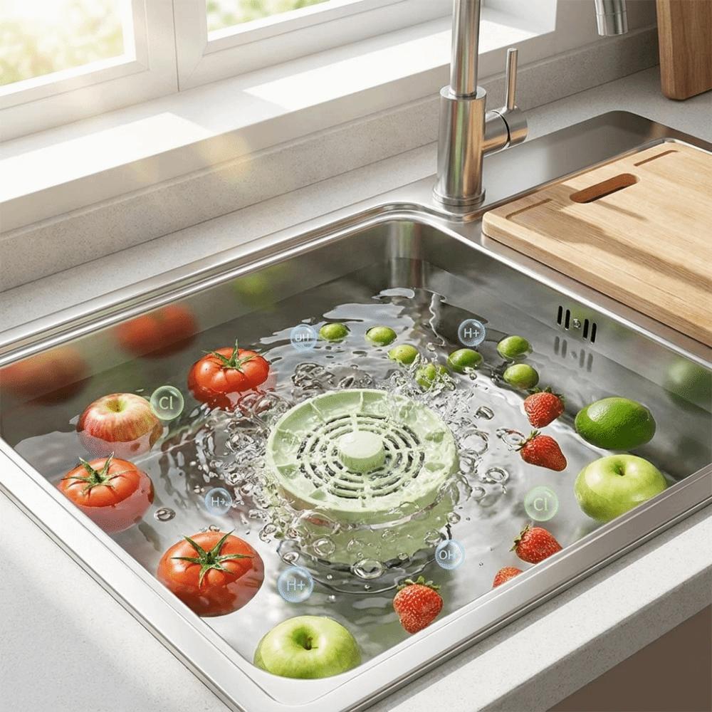 Automatic Rotation Electric Vegetable Washer Wireless Fruit Cleaning Machine Kitchen