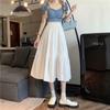 Half Length Skirt High Waist Pleated Summer A-line Large Skirt Skirt Korean Fashion Skirts Clothes for Women