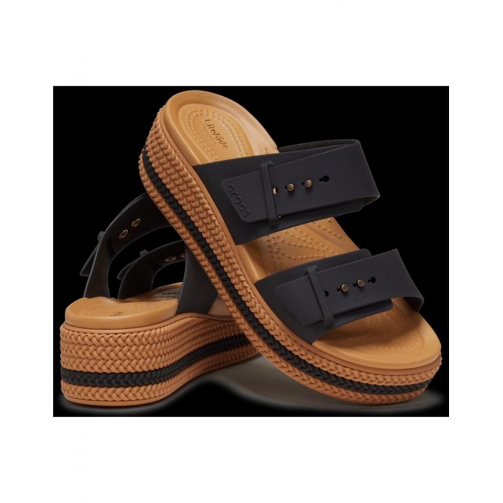 

Crocs Brooklyn Woven Buckle 209978 001 [Brooklyn Wov black/240