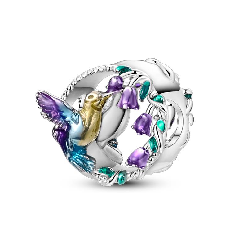 Newcopper Spring Outing Flowers Leaves Birds Motorcycle Beads Beads For Panoriginal Bracelet Diy Gift Jewelry