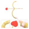 Valentine's Day Outfit Cupid-Bow-and-Arrow Set Cupid-Costume Accessory Prop for Christmas Halloween Birthday Party Props