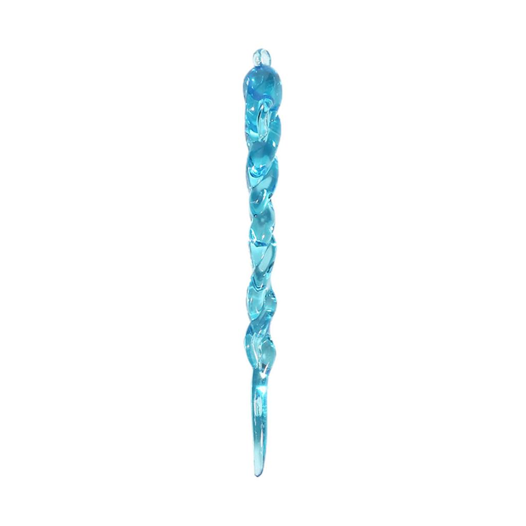 Sparkling Crystal Icicle Clear Glass Christmas Tree Ornaments Xmas Hanging Decorations Holiday Party New Year Festive Home Decor