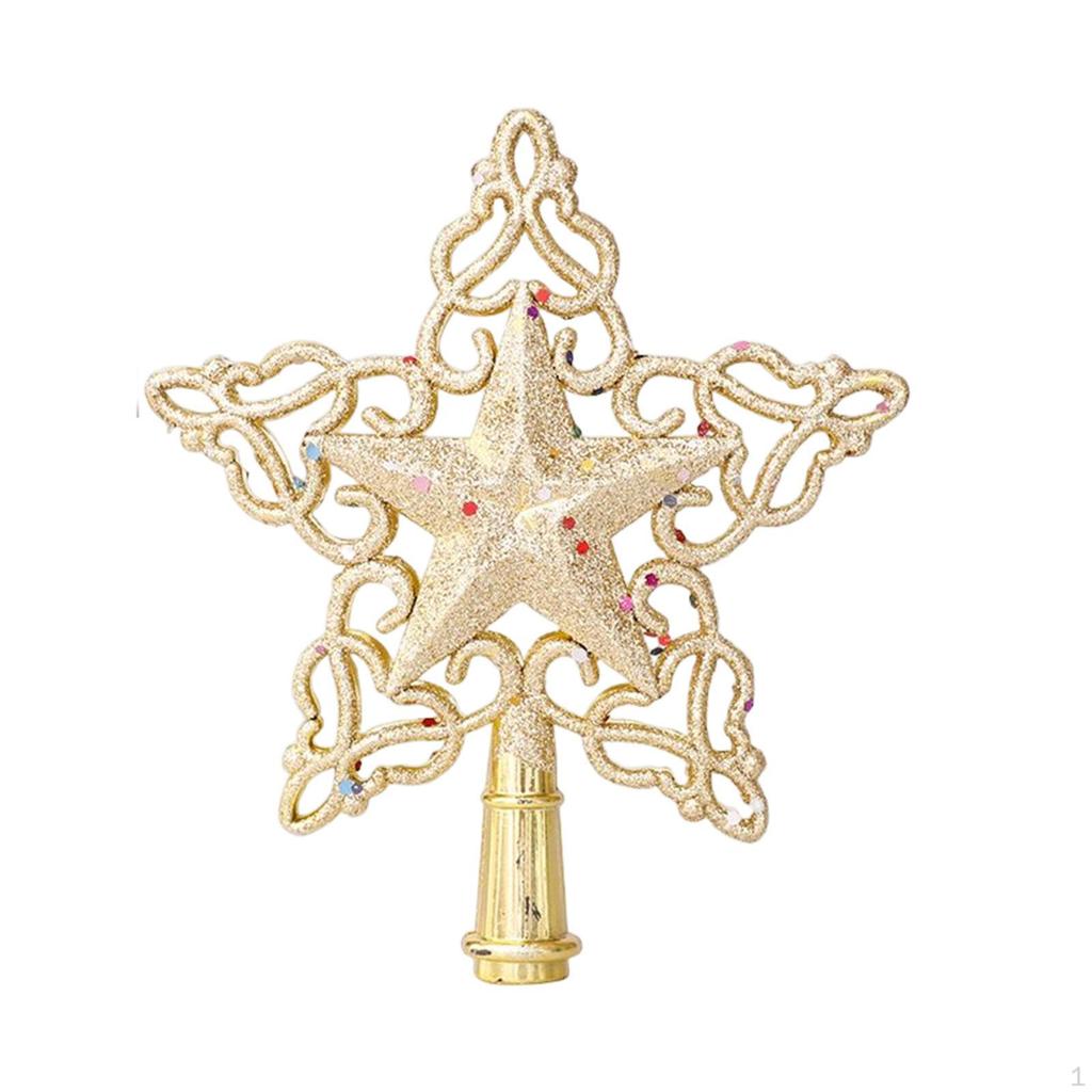 Christmas Tree Top Star ,Christmas Decoration ,Xmas Ornament ,Snowflake Ornaments