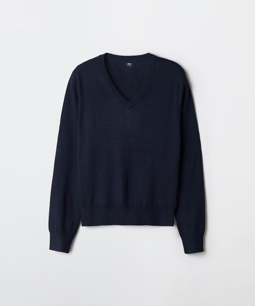 Seupao [Soft Yarn] Women'S V-Neck Knit_Spkwg23W02