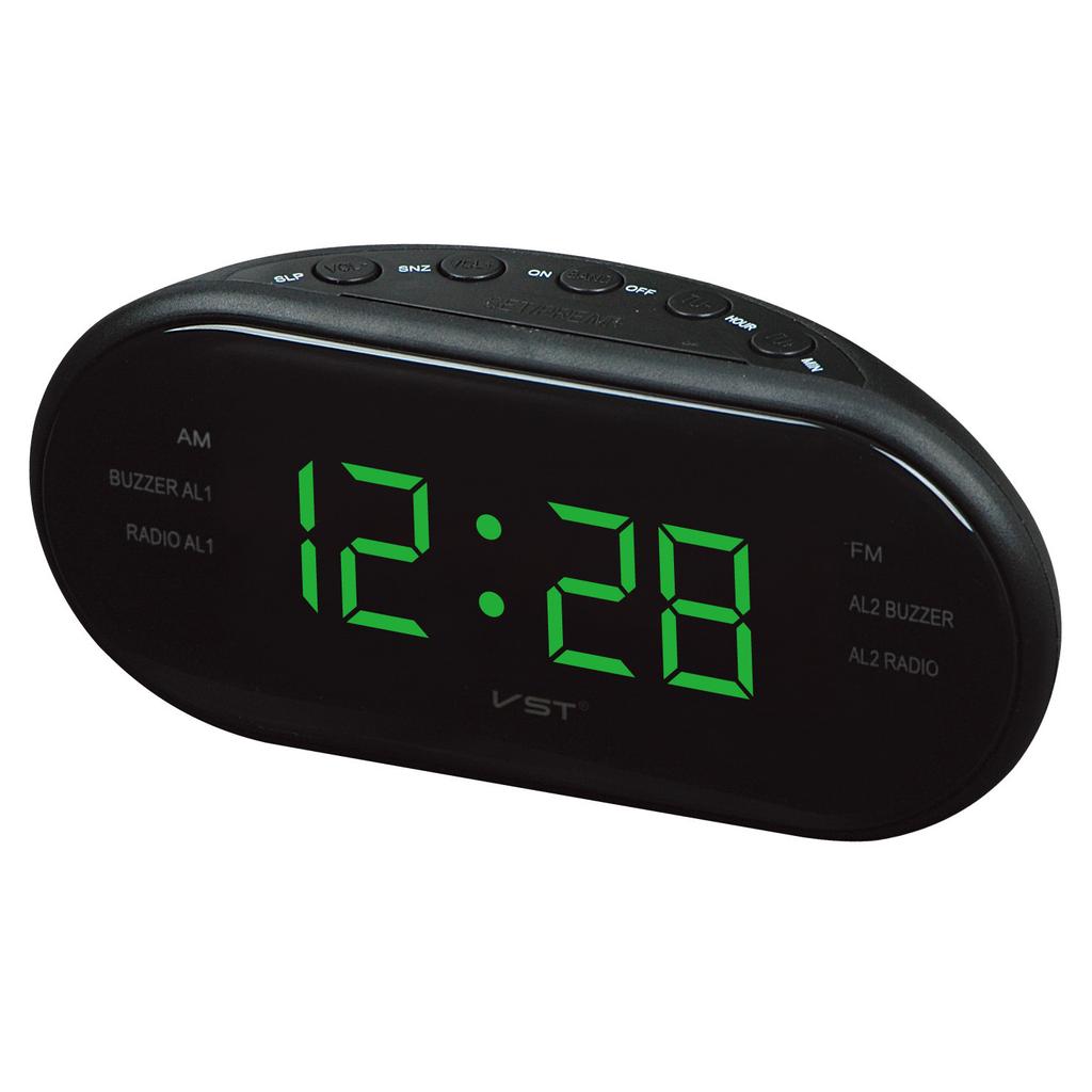 LED Alarm Clock LED Radio Clock Controlled Radio Alarm Clock