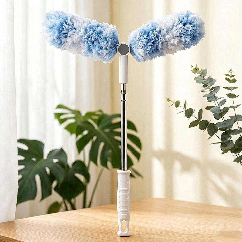 Extendable Handle Retractable Cleaning Duster Lightweight Cleaning Tool High Reach Cleaning
