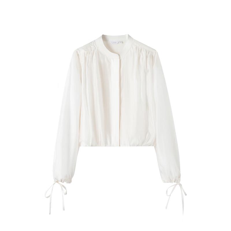 Navigare Women's Elegant Round Neck Long Sleeve Blouse