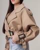 Damenkurztrenchcoat PERRY 9306 beige