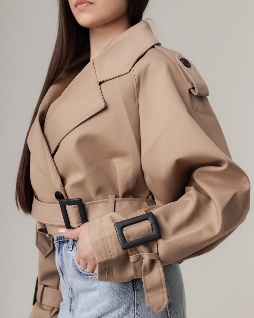 Damenkurztrenchcoat PERRY 9306 beige