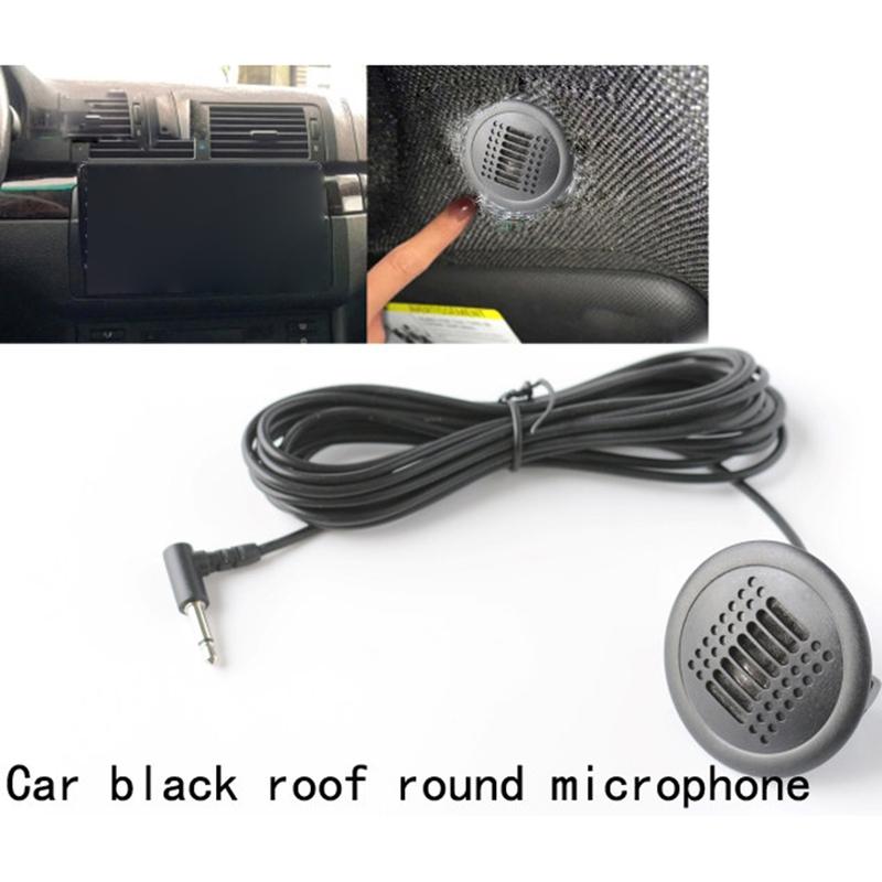 3.5MM Car Navigation Microphone Mic Car Audio Stereo Wired ForBMW For Benz For Android Radio Car Electronics Accessories