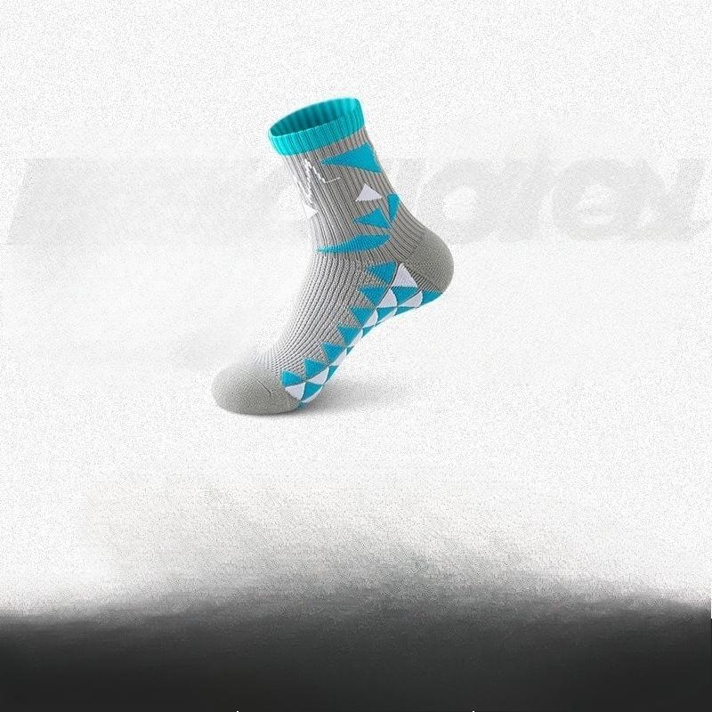 

Мужские спортивные носки, Мужские носки до середины икры, Антибактериальные махровые подошвы, Носки для фитнеса, марафона, бега 1 pair серый