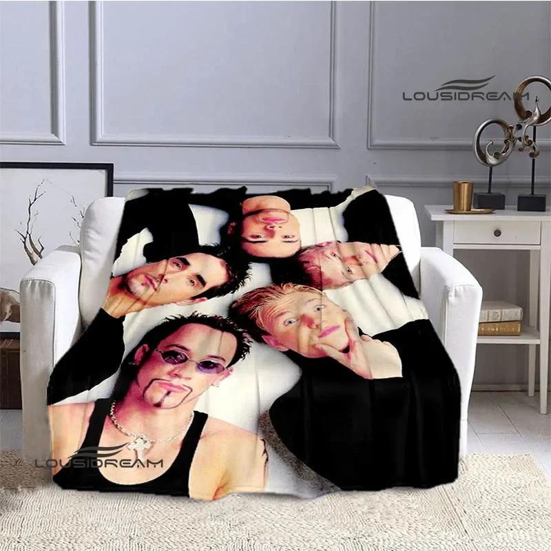BSB band backstreet boys printed blankets Flannel Warm blanket Soft Cozy Blanket Travel Blankets bed linings Birthday Gift