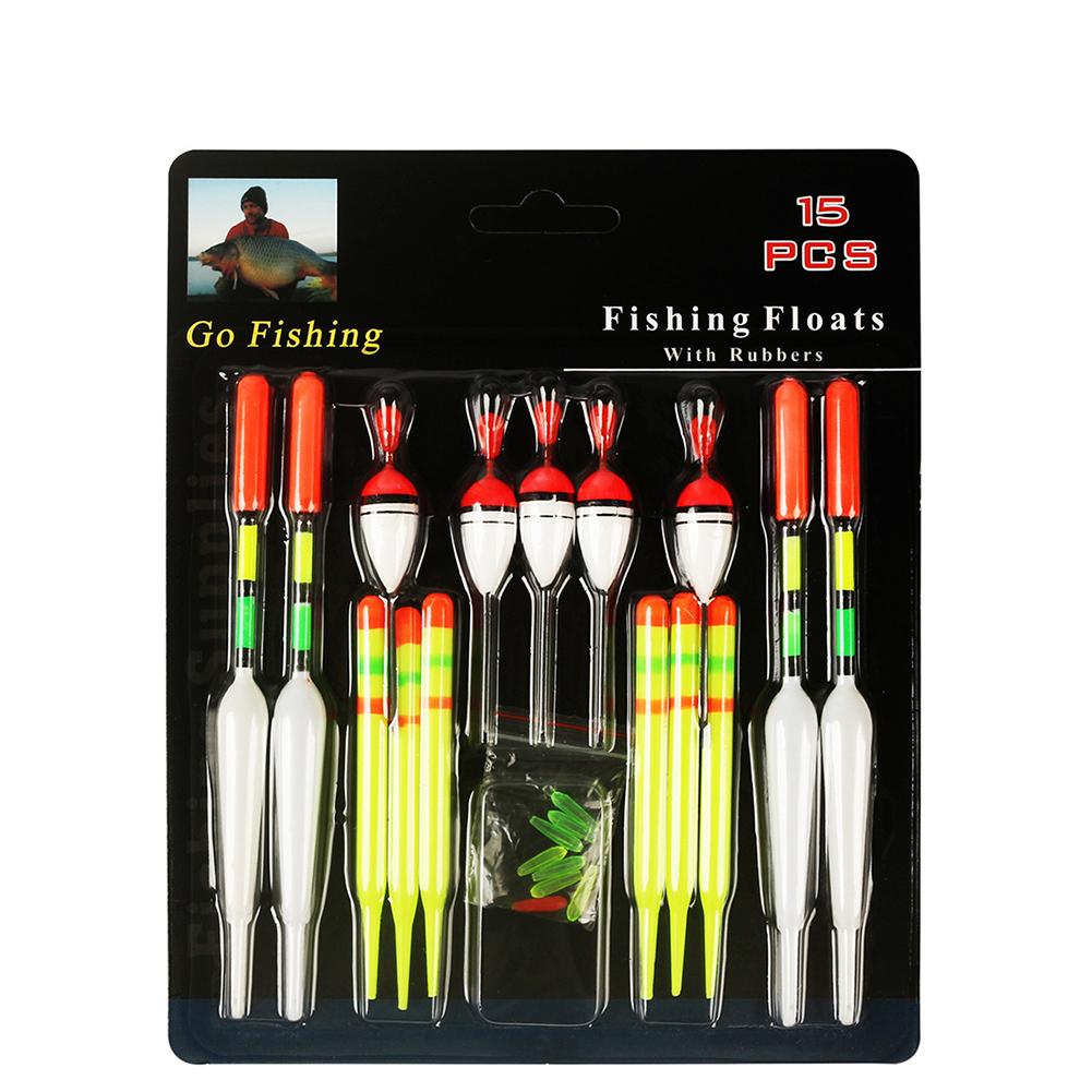 30pcs Fishing Float Tackle Set Vertical Buoy Bobber Sea Fishing Floats Fishing Tackle Accessories For Anglers Gifts