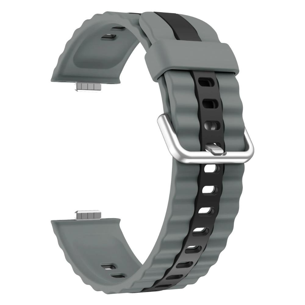 Two-Color Breathable Silicone Strap for Huawei Watch Fit 4/Fit 4 Pro Sport Bracelet Correa for Huawei Watch Fit 3 Soft Watchband for huawei fit 3