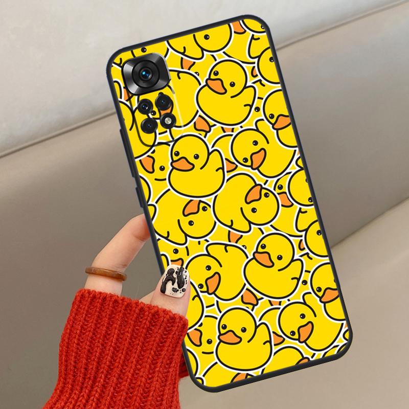 

Cartoon Cute Goose Duck Case For Xiaomi Redmi Note 13 12 11 10 14 15 Pro Plus Cover For Redmi 15C 14C 10C 12C 13C 15 Note 15 Pro Plus 5G