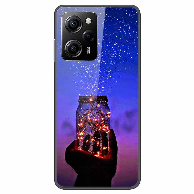For Redmi Note 12 Pro Case Redmi Note12 5G Tempered Glass Hard Back Cover For Redmi Note 12 Pro Plus 5G Coque Starry Sky Case