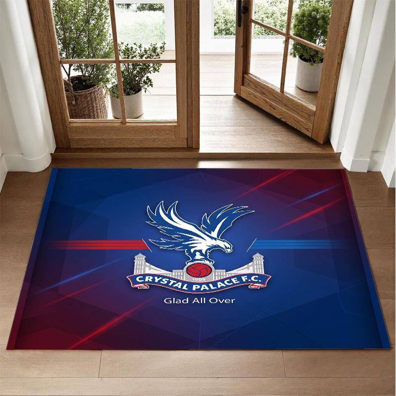 Crystal Palace Design Crystal Velvet Rug Soft Decorative Mat for Bedroom Entrance
