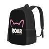 Pink Pussy Roar-Women's March Alliance Bag Backpack For Men Women Girls Teenage Womens March Pussy Hat