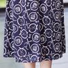 Elegant Summer V-Neck Chiffon A-Line Midi Dress