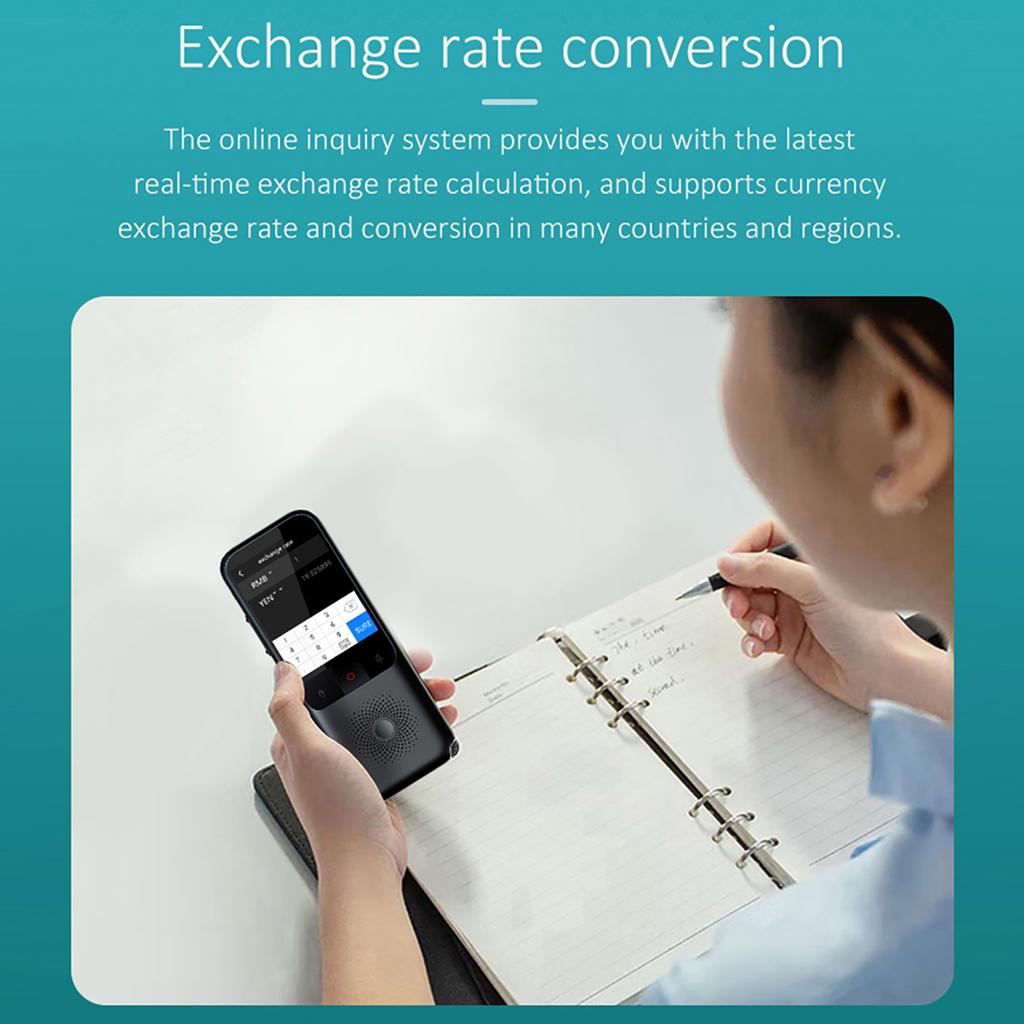 Portable Language Translator Device 138 Languages Online Translation 17 Languages Offline Translation Support Voice