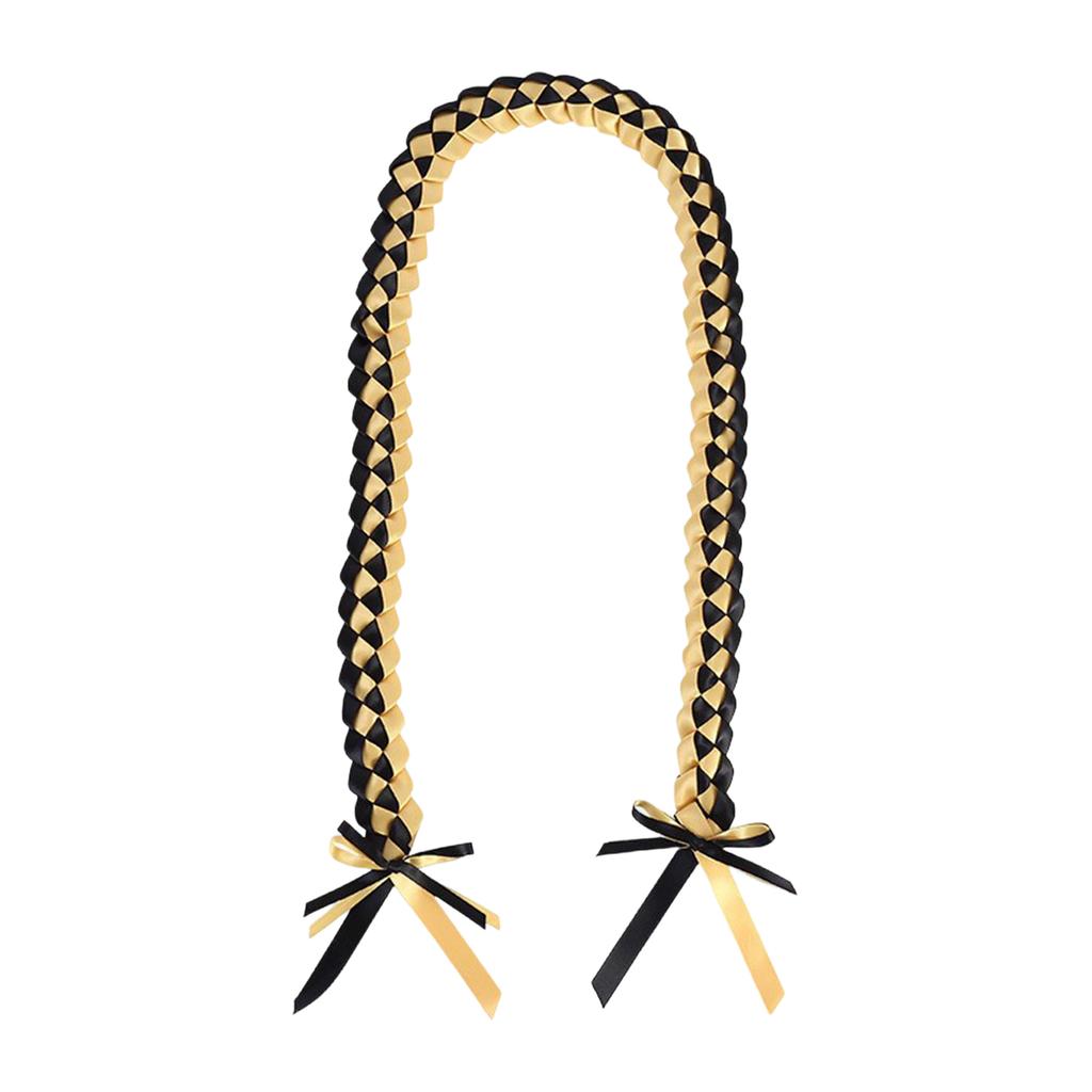 Handmade Ribbon Rope Class Of School College High School Graduation Double Necklace Leis Congratulation Party Gifts Bow Closure Jewelry For Women Men