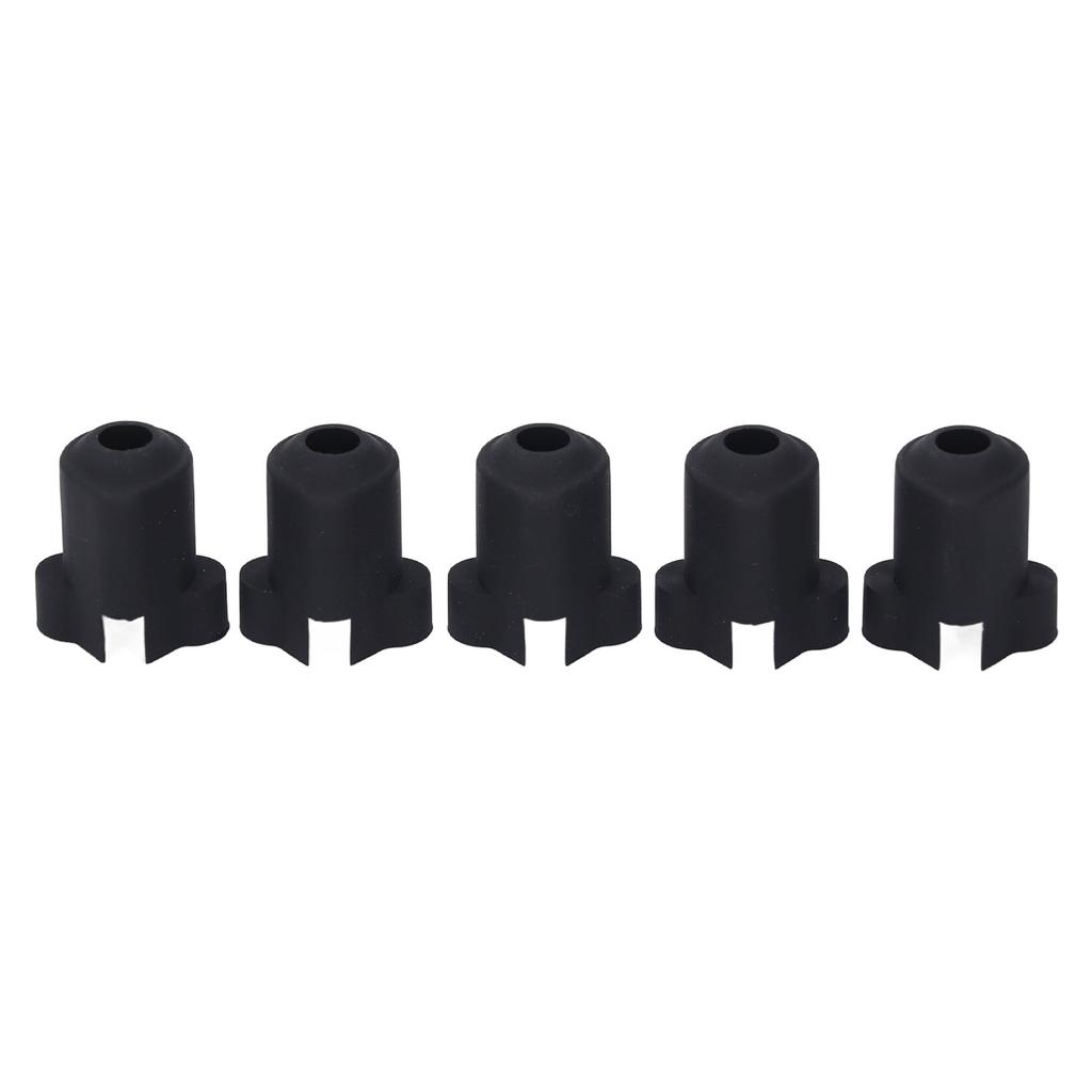 5 Pcs 3D Printer Hotend Silicone Sock Black High Temperature Resistant Thermal Insulation Anti