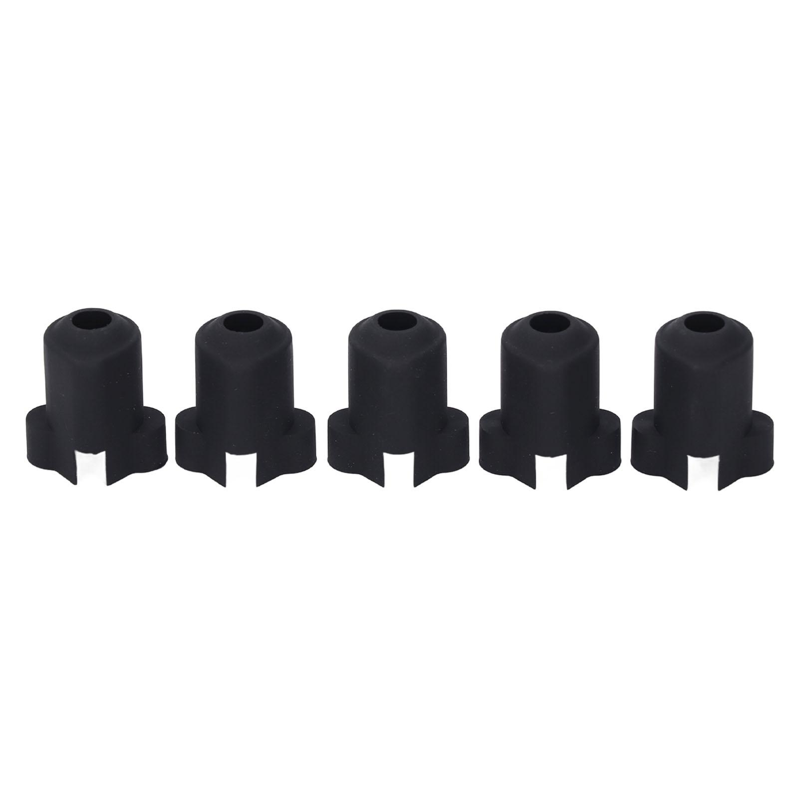 

5 Pcs 3D Printer Hotend Silicone Sock Black High Temperature Resistant Thermal Insulation Anti