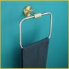 Brushed Gold & Brushed Bathroom Accessories Set Wall Mounted Clothes Hook Toilet Paper Holder Towel Bar Hardware Pendant