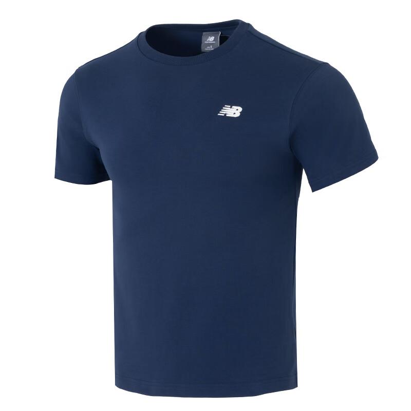 New Balance Running T Shirt Unisex Blue AMT52331-NNY L