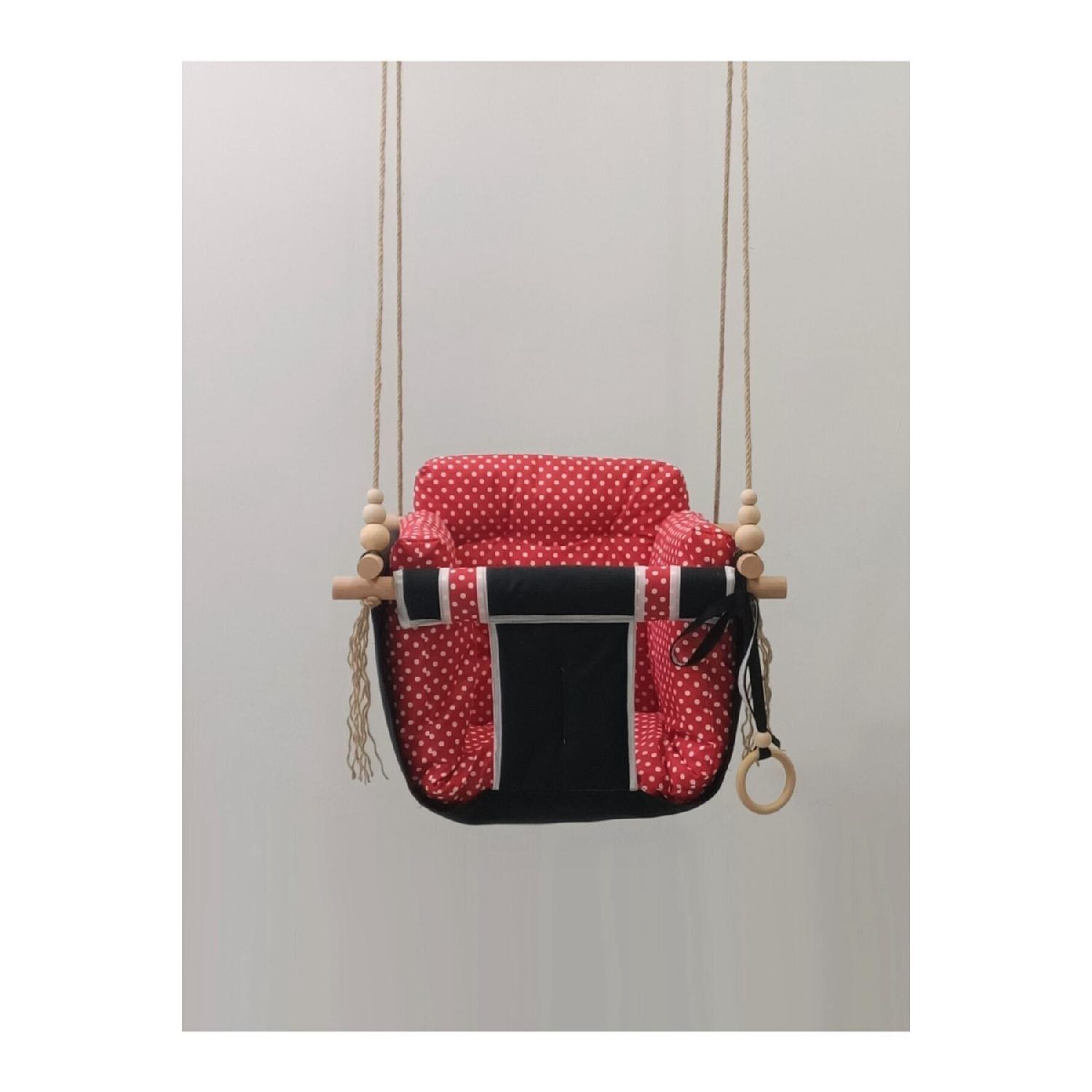 

Red Black Puffidic Swing червоний