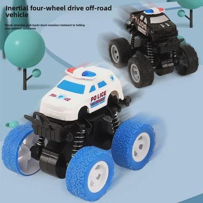 Shatterproof Special Police Car Toy for Boys, 4WD Off-Road Vehicle for Children Ages 3-5