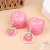 1Pcs 5G Mini Empty Plastic Lip Mask Jars With Keychain Pendant Lip Balm Cans Cream Lip Balm Containers Lipstick Makeup Container