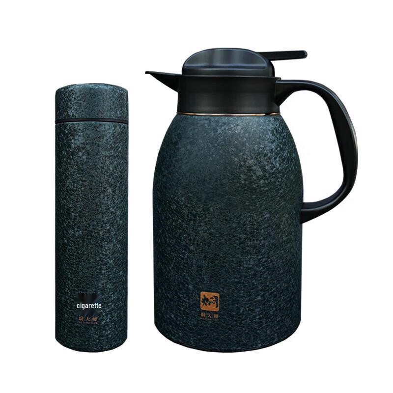MENDASHI Koi Stew Pot and Temperature Display Thermos Cup Set