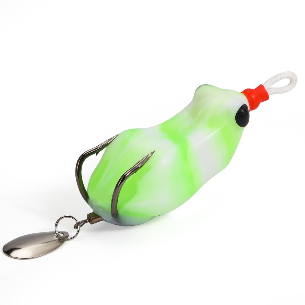 1Pcs Soft Frog Fishing Bait Soft Silicone Fishing Frog Lure Floating Frog Bait