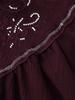 Autumn 2025 Women's V-Neck Tassel Lace-Up Bohemian Embroidered Shirt